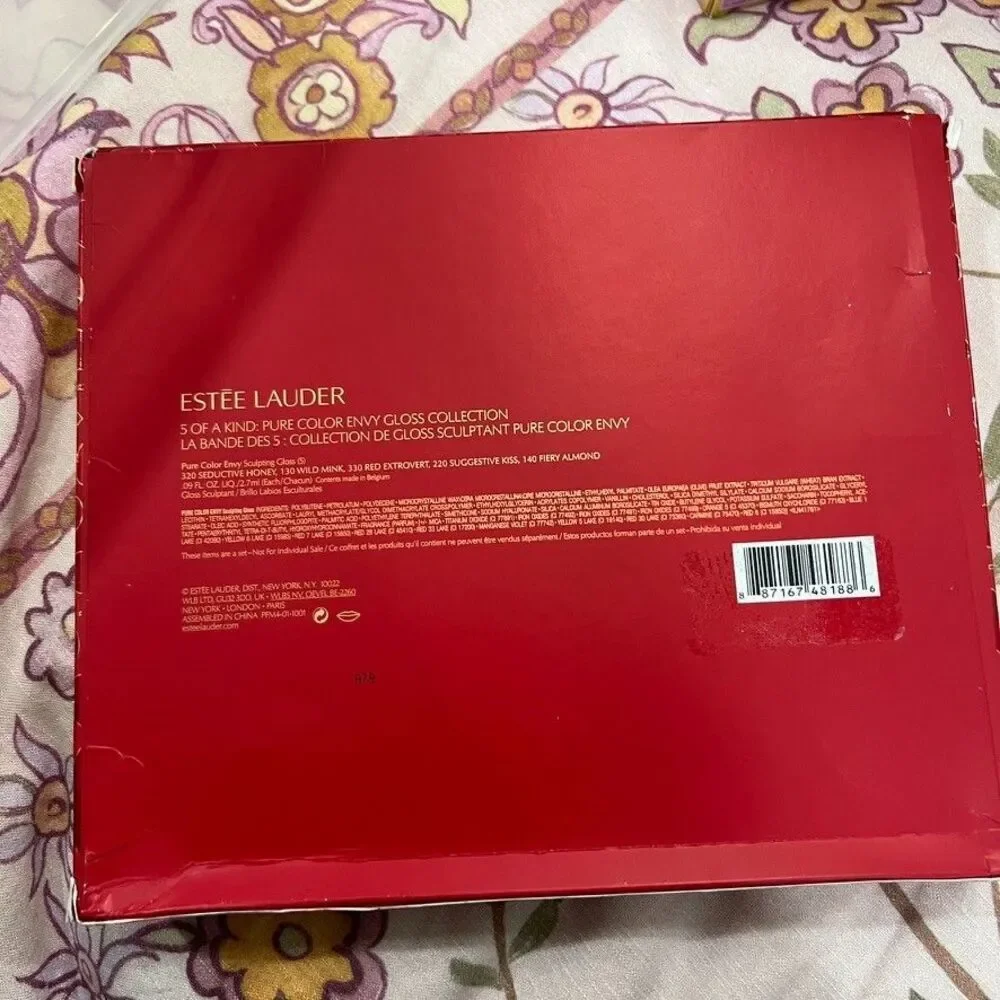 Estée Lauder 5 Of A Kind: Pure Color Envy Gloss Collection Set New In Box